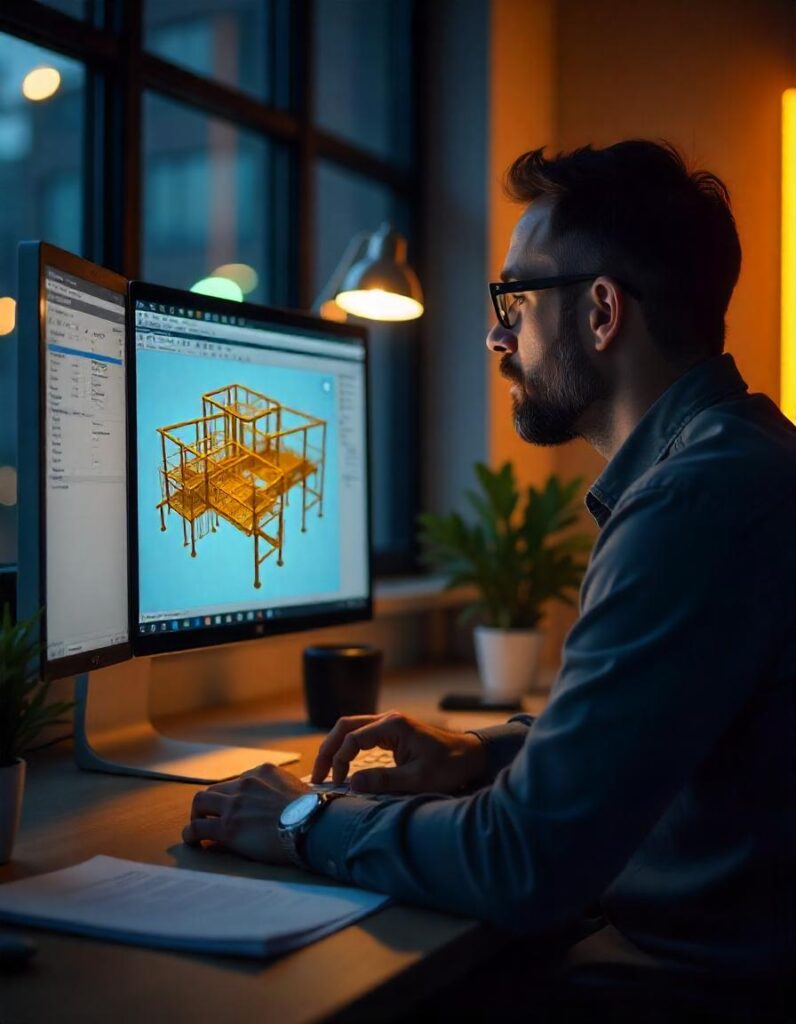 efecto diafragma estructura metálica